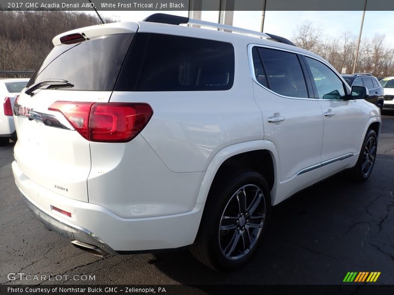 White Frost Tricoat / Jet Black 2017 GMC Acadia Denali AWD