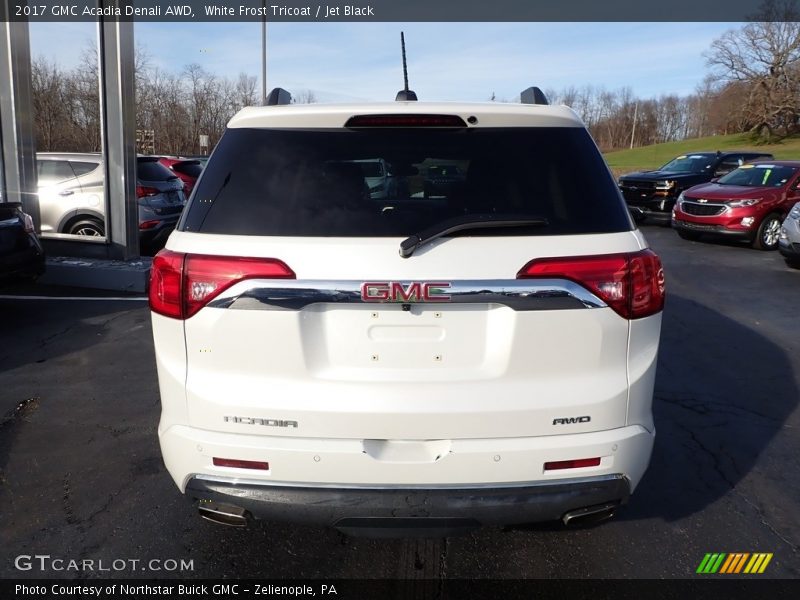 White Frost Tricoat / Jet Black 2017 GMC Acadia Denali AWD