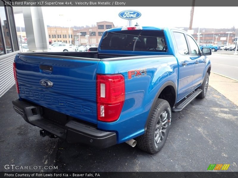 Velocity Blue Metallic / Ebony 2021 Ford Ranger XLT SuperCrew 4x4