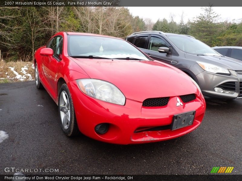 Pure Red / Medium Gray 2007 Mitsubishi Eclipse GS Coupe