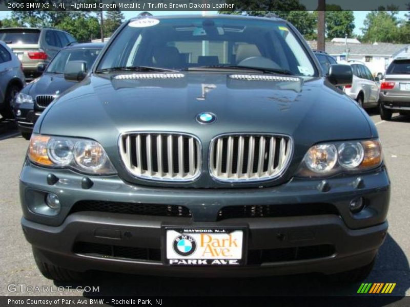 Highland Green Metallic / Truffle Brown Dakota Leather 2006 BMW X5 4.4i