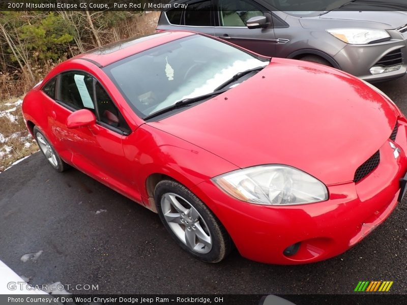 Pure Red / Medium Gray 2007 Mitsubishi Eclipse GS Coupe