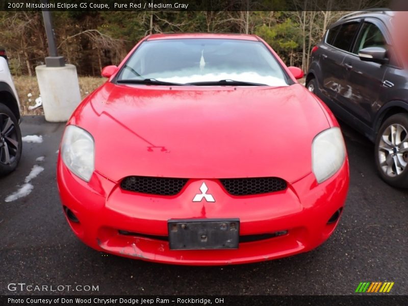 Pure Red / Medium Gray 2007 Mitsubishi Eclipse GS Coupe