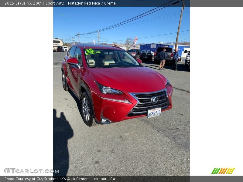 Matador Red Mica / Creme 2015 Lexus NX 200t F Sport AWD
