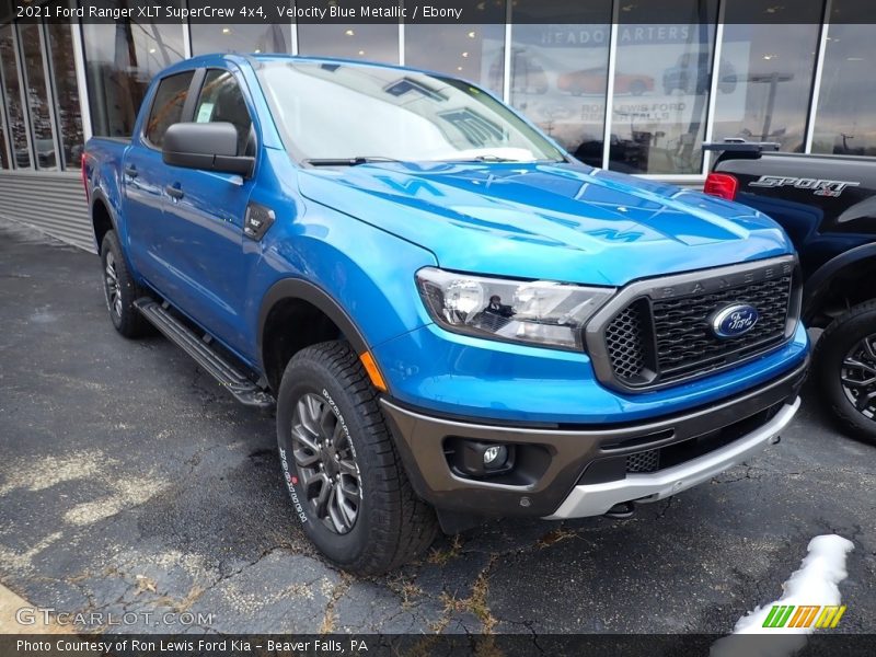 Front 3/4 View of 2021 Ranger XLT SuperCrew 4x4