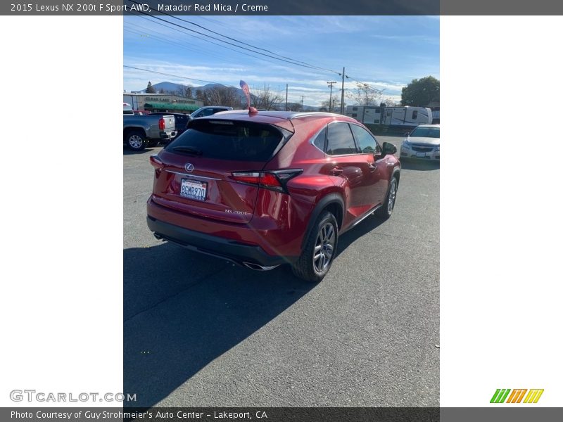 Matador Red Mica / Creme 2015 Lexus NX 200t F Sport AWD