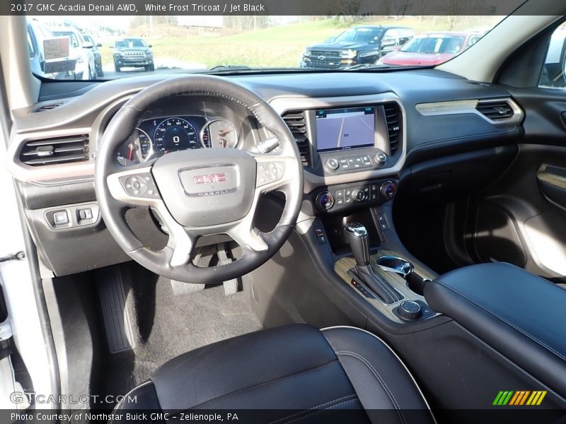 White Frost Tricoat / Jet Black 2017 GMC Acadia Denali AWD