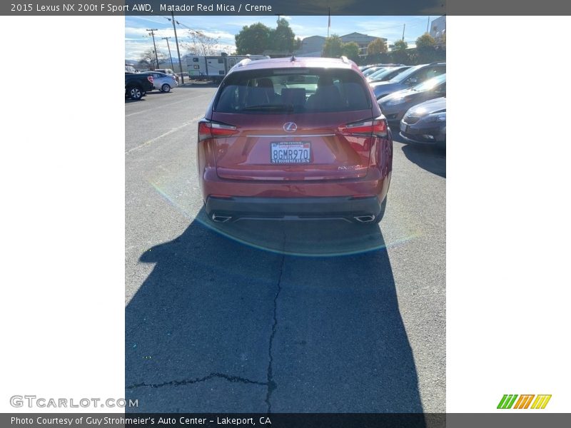 Matador Red Mica / Creme 2015 Lexus NX 200t F Sport AWD