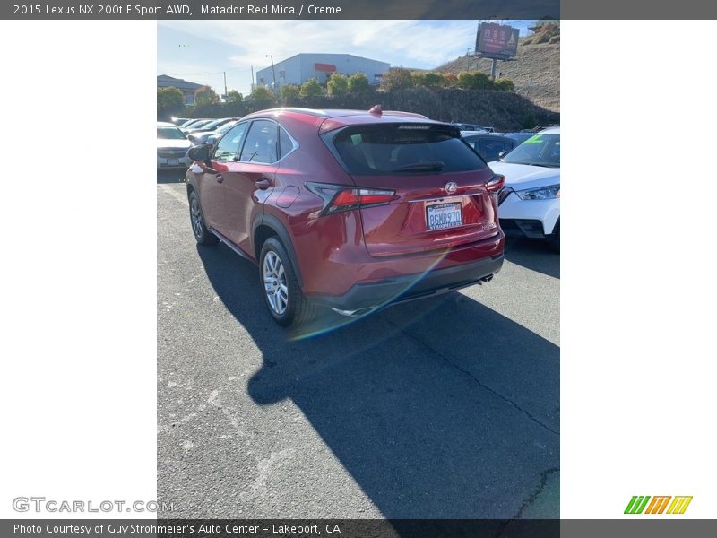 Matador Red Mica / Creme 2015 Lexus NX 200t F Sport AWD