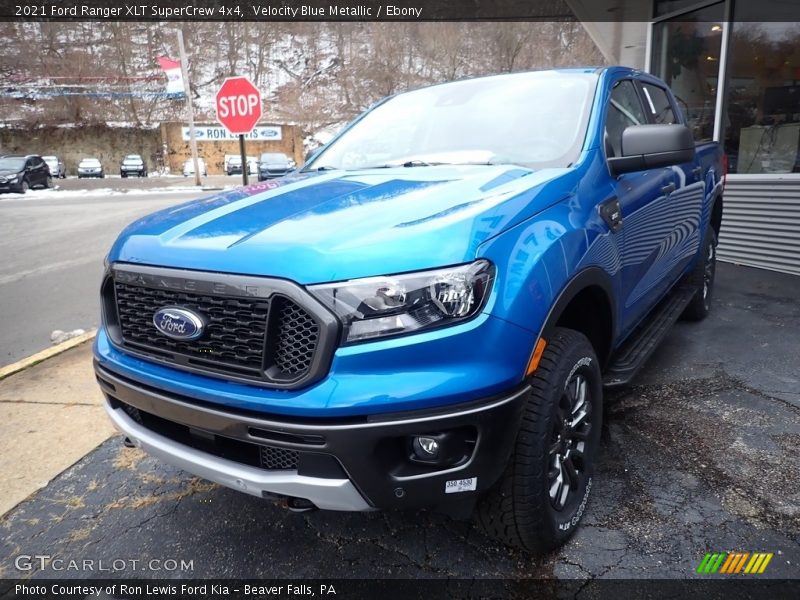  2021 Ranger XLT SuperCrew 4x4 Velocity Blue Metallic