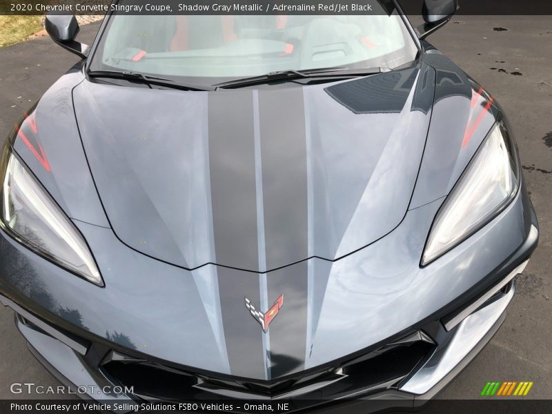 Shadow Gray Metallic / Adrenaline Red/Jet Black 2020 Chevrolet Corvette Stingray Coupe