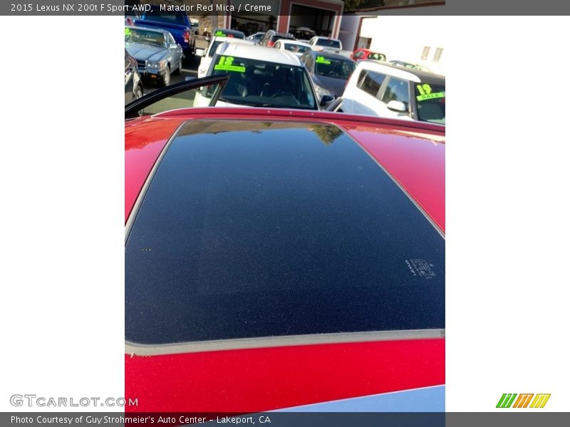 Matador Red Mica / Creme 2015 Lexus NX 200t F Sport AWD