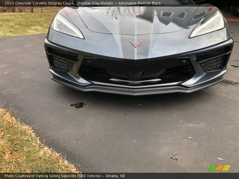 Shadow Gray Metallic / Adrenaline Red/Jet Black 2020 Chevrolet Corvette Stingray Coupe