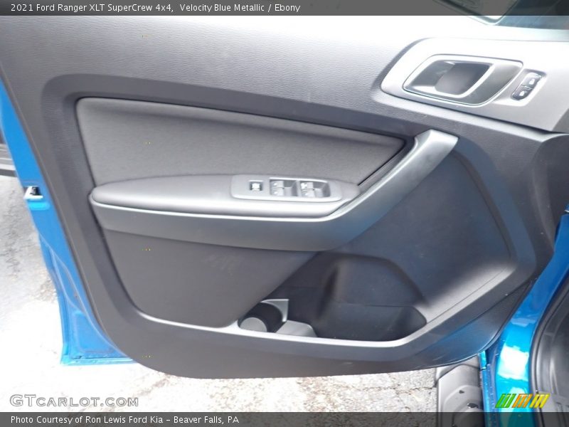Door Panel of 2021 Ranger XLT SuperCrew 4x4