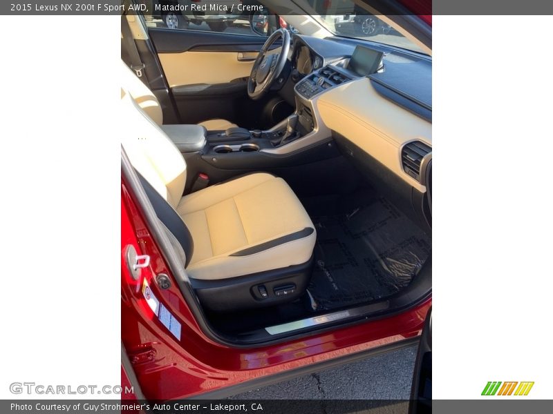 Matador Red Mica / Creme 2015 Lexus NX 200t F Sport AWD