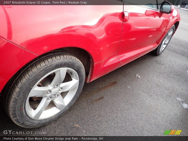 Pure Red / Medium Gray 2007 Mitsubishi Eclipse GS Coupe