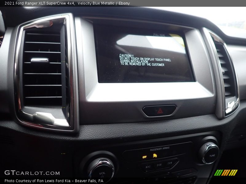 Velocity Blue Metallic / Ebony 2021 Ford Ranger XLT SuperCrew 4x4