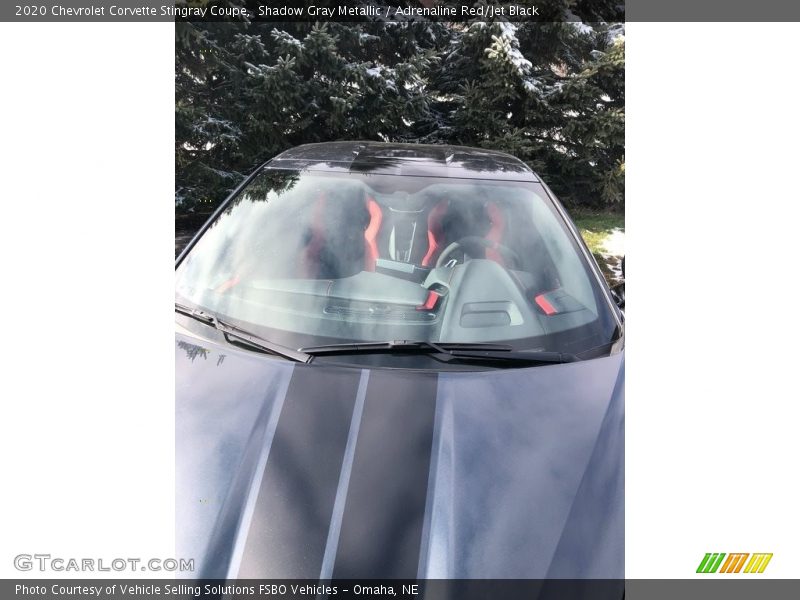 Shadow Gray Metallic / Adrenaline Red/Jet Black 2020 Chevrolet Corvette Stingray Coupe
