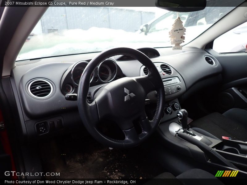 Pure Red / Medium Gray 2007 Mitsubishi Eclipse GS Coupe
