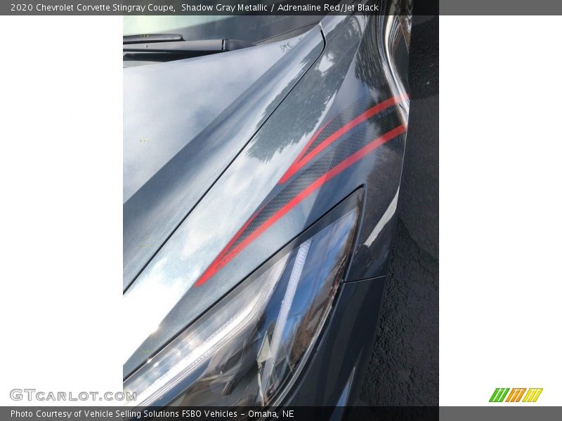 Shadow Gray Metallic / Adrenaline Red/Jet Black 2020 Chevrolet Corvette Stingray Coupe