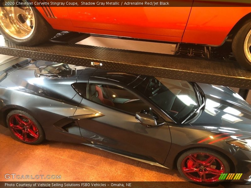 Shadow Gray Metallic / Adrenaline Red/Jet Black 2020 Chevrolet Corvette Stingray Coupe