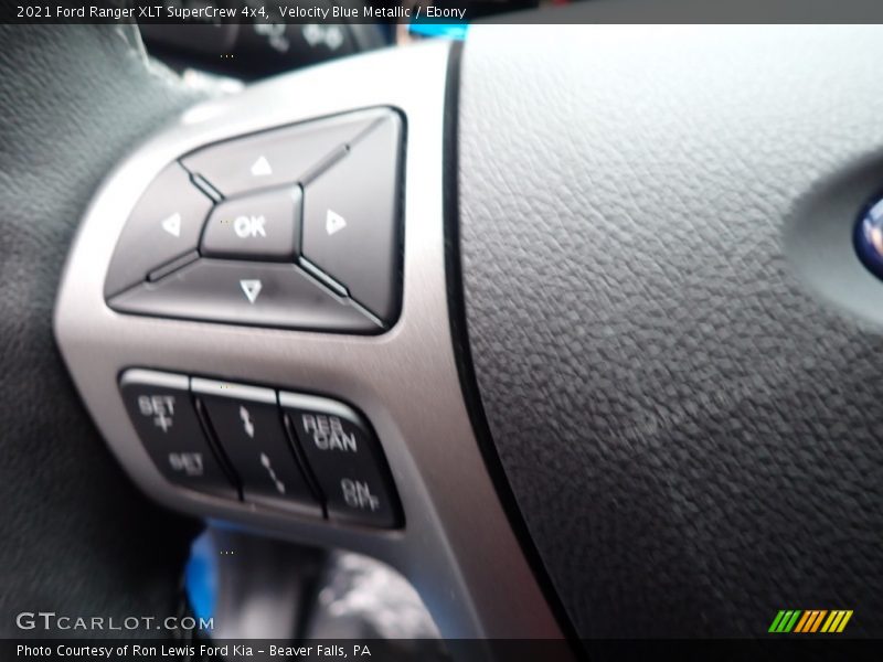 Velocity Blue Metallic / Ebony 2021 Ford Ranger XLT SuperCrew 4x4