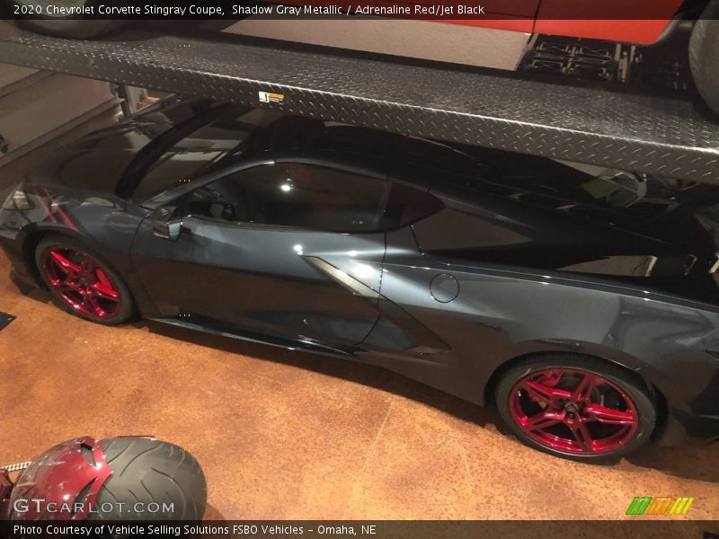 Shadow Gray Metallic / Adrenaline Red/Jet Black 2020 Chevrolet Corvette Stingray Coupe