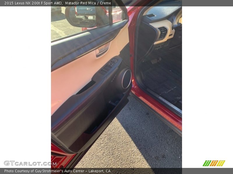 Matador Red Mica / Creme 2015 Lexus NX 200t F Sport AWD