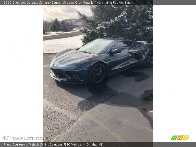 Shadow Gray Metallic / Adrenaline Red/Jet Black 2020 Chevrolet Corvette Stingray Coupe