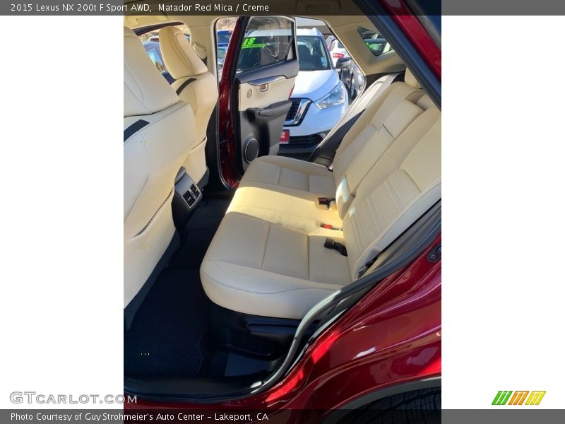 Matador Red Mica / Creme 2015 Lexus NX 200t F Sport AWD