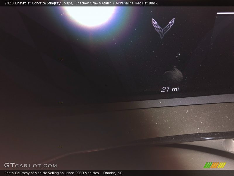 Shadow Gray Metallic / Adrenaline Red/Jet Black 2020 Chevrolet Corvette Stingray Coupe