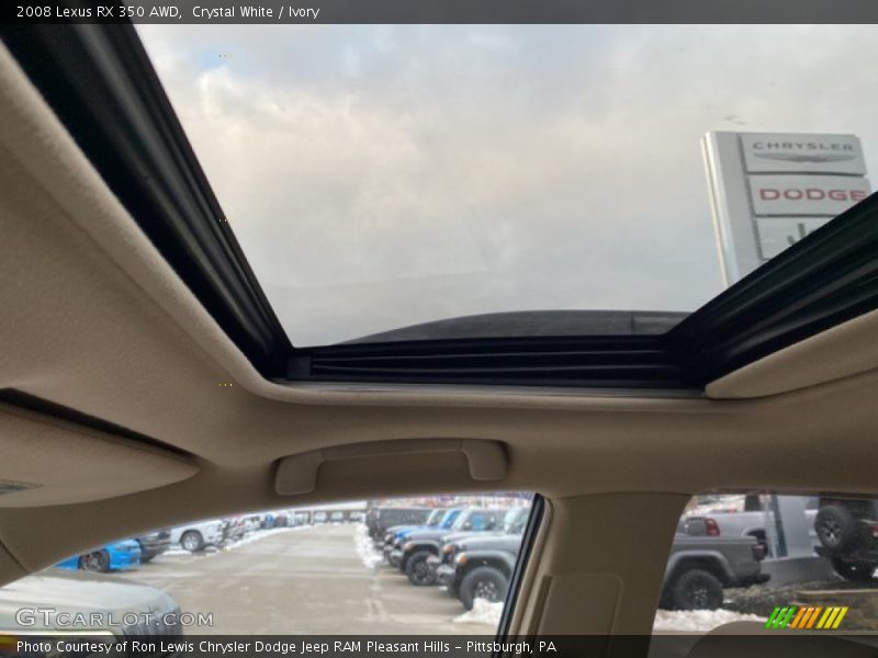 Crystal White / Ivory 2008 Lexus RX 350 AWD