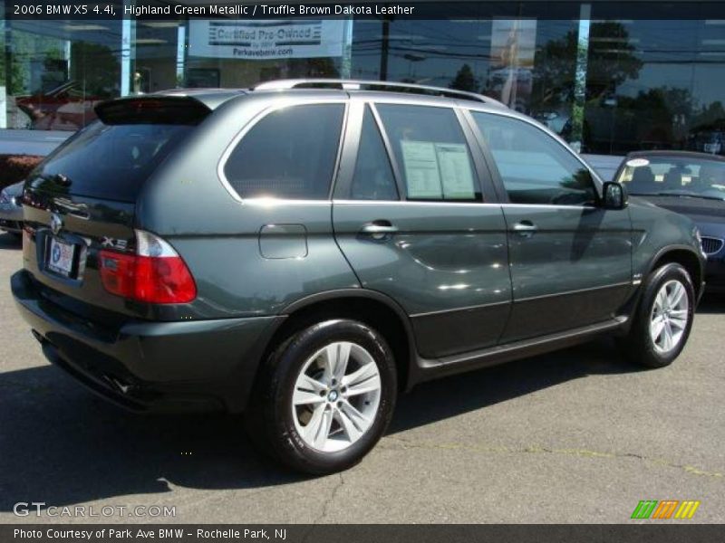 Highland Green Metallic / Truffle Brown Dakota Leather 2006 BMW X5 4.4i