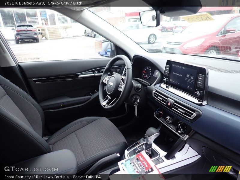Gravity Gray / Black 2021 Kia Seltos S AWD