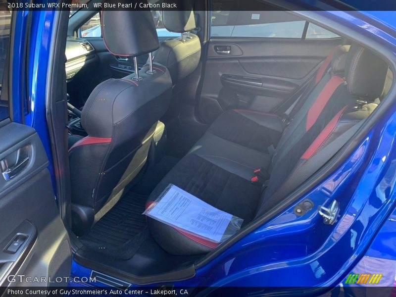 WR Blue Pearl / Carbon Black 2018 Subaru WRX Premium