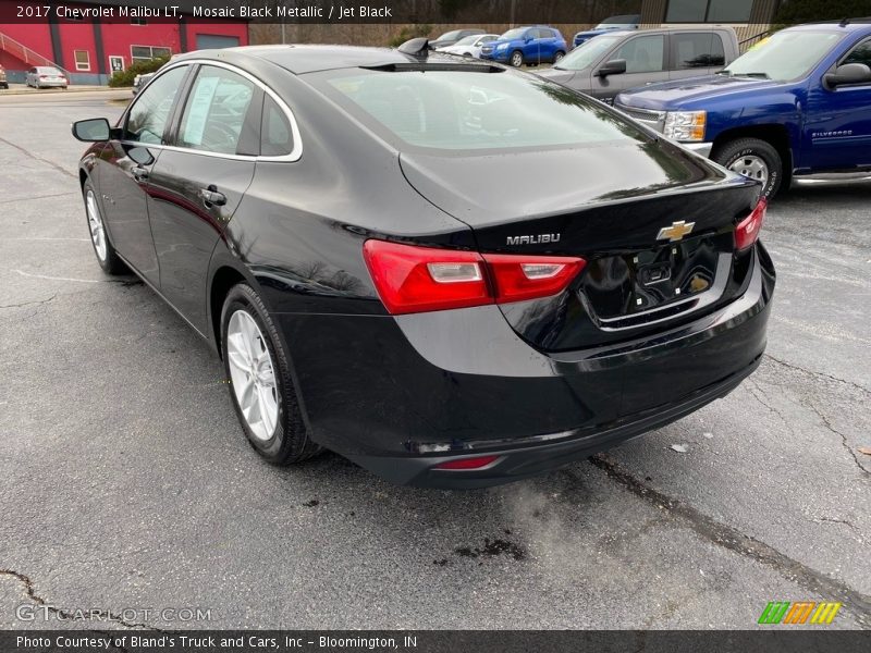 Mosaic Black Metallic / Jet Black 2017 Chevrolet Malibu LT