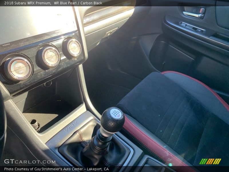 WR Blue Pearl / Carbon Black 2018 Subaru WRX Premium