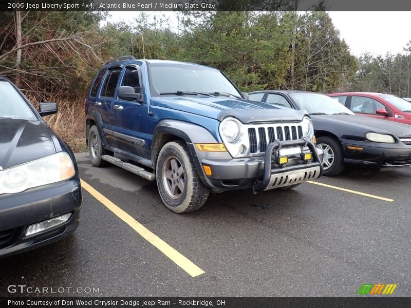 Atlantic Blue Pearl / Medium Slate Gray 2006 Jeep Liberty Sport 4x4
