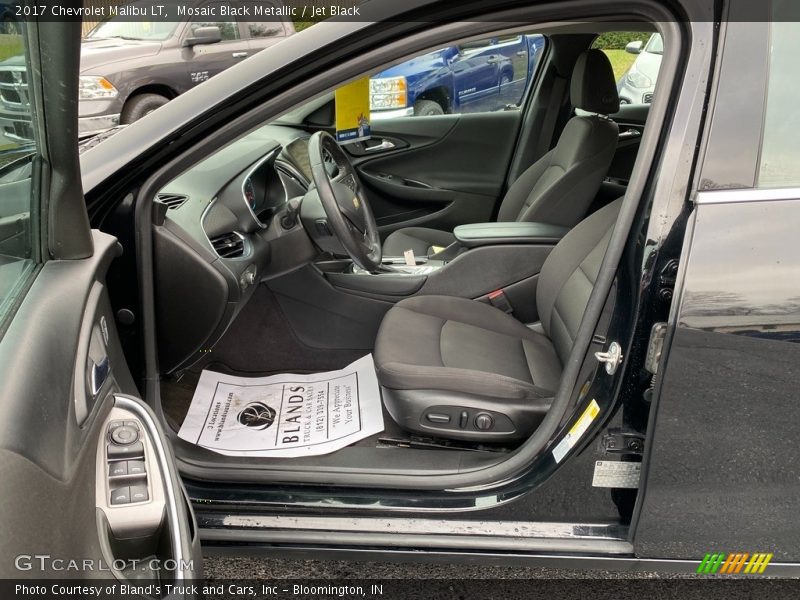 Mosaic Black Metallic / Jet Black 2017 Chevrolet Malibu LT