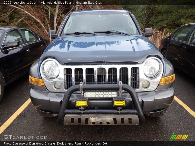 Atlantic Blue Pearl / Medium Slate Gray 2006 Jeep Liberty Sport 4x4