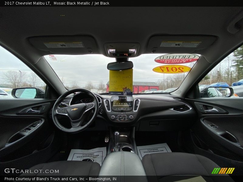 Mosaic Black Metallic / Jet Black 2017 Chevrolet Malibu LT