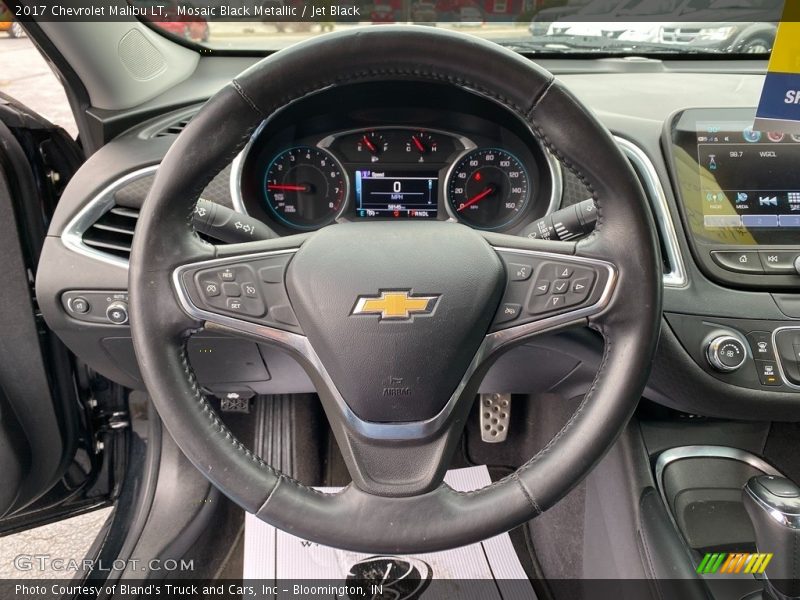 Mosaic Black Metallic / Jet Black 2017 Chevrolet Malibu LT