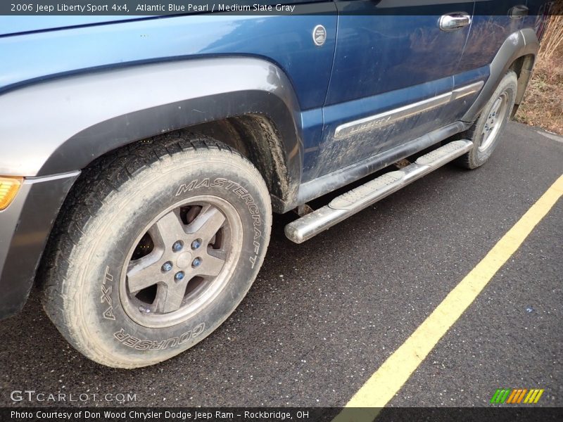 Atlantic Blue Pearl / Medium Slate Gray 2006 Jeep Liberty Sport 4x4