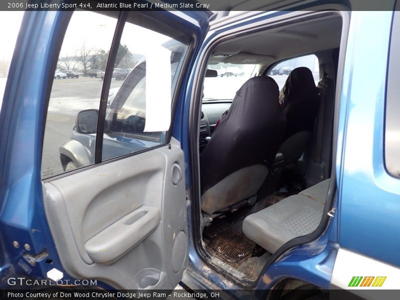 Atlantic Blue Pearl / Medium Slate Gray 2006 Jeep Liberty Sport 4x4