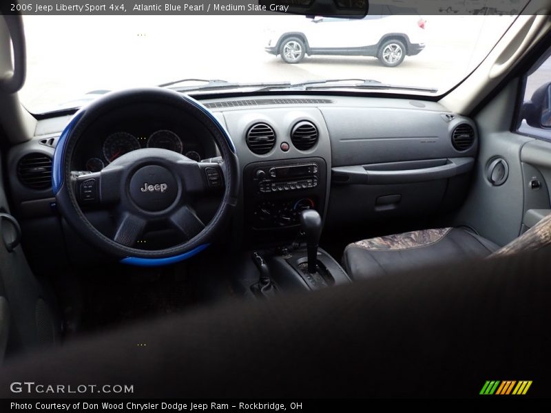 Atlantic Blue Pearl / Medium Slate Gray 2006 Jeep Liberty Sport 4x4