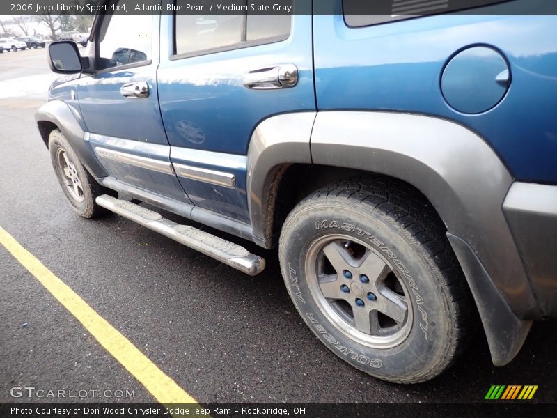 Atlantic Blue Pearl / Medium Slate Gray 2006 Jeep Liberty Sport 4x4