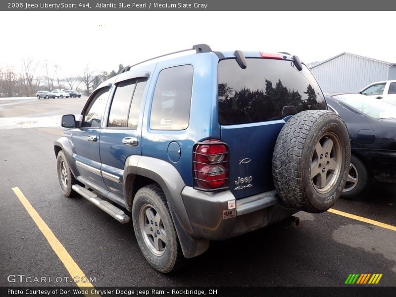 Atlantic Blue Pearl / Medium Slate Gray 2006 Jeep Liberty Sport 4x4