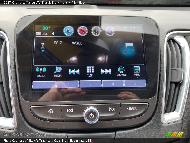 Mosaic Black Metallic / Jet Black 2017 Chevrolet Malibu LT
