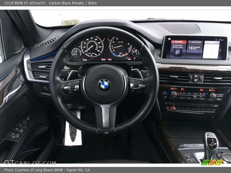 Carbon Black Metallic / Black 2018 BMW X5 sDrive35i