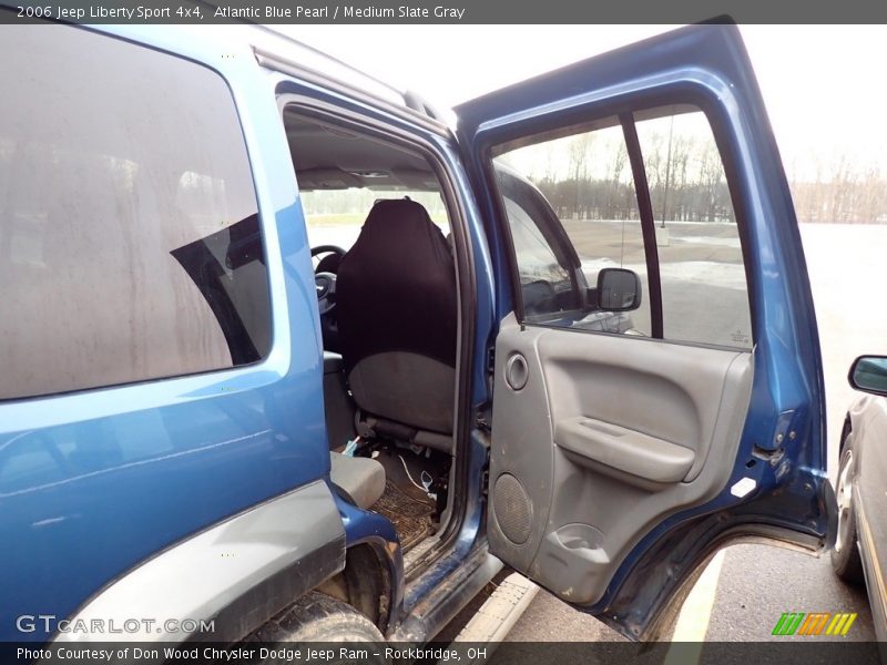 Atlantic Blue Pearl / Medium Slate Gray 2006 Jeep Liberty Sport 4x4
